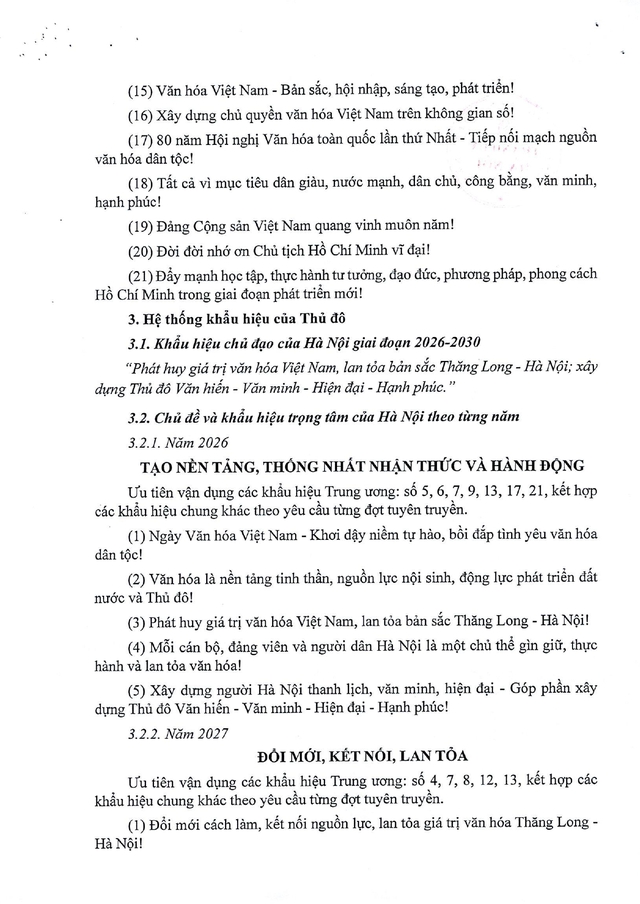 Kế hoạch số 100-KH/TU triển khai "Ngày Văn hóa Việt Nam" trên địa bàn Hà Nội- Ảnh 13.