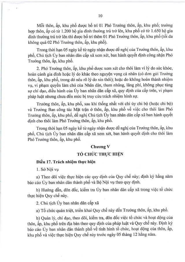 Quy chế tổ chức và hoạt động của thôn, ấp, khu phố trên địa bàn TP Đồng Nai- Ảnh 12.