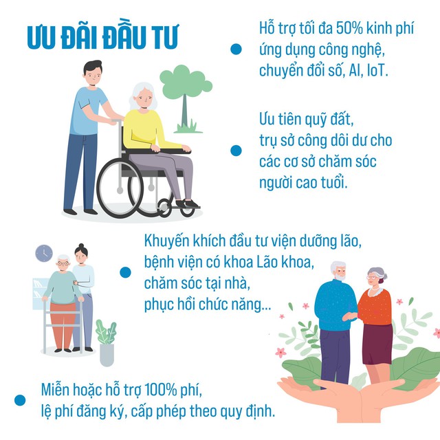 Chính sách hỗ trợ người cao tuổi; phát triển sản phẩm, dịch vụ chăm sóc, phục vụ người cao tuổi- Ảnh 2.