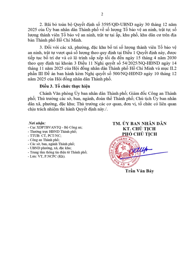 Số lượng thành viên Tổ bảo vệ an ninh, trật tự; lộ trình sắp xếp các thành viên dôi dư- Ảnh 3.