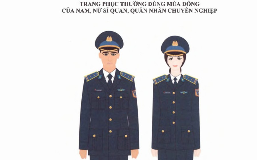 Quy định kiểu mẫu, màu sắc trang phục của Cảnh sát biển Việt Nam