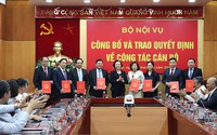 Bộ Nội vụ điều động, bổ nhiệm nhân sự sau sắp xếp bộ máy