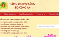 Hướng dẫn đăng ký, sử dụng tài khoản trên Cổng dịch vụ công Bộ Công an