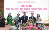 Ban Tổ chức Trung ương, Bộ Y tế bổ nhiệm nhân sự mới