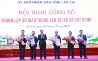 Công bố quyết định thành lập và bổ nhiệm lãnh đạo 2 Sở