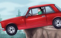 Ô tô bị treo trên vách đá, cần làm gì để có cơ hội sống sót cao nhất?