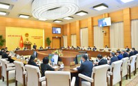 UBTVQH xem xét, thông qua Nghị quyết về sắp xếp cấp huyện, cấp xã