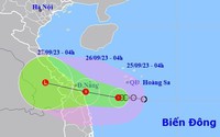 ÁP THẤP NHIỆT ĐỚI đi vào Quảng Trị - Thừa Thiên Huế; MƯA LỚN DIỆN RỘNG, có nơi trên 450mm