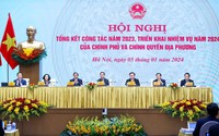 Hội nghị Chính phủ và chính quyền địa phương tổng kết công tác năm 2023, triển khai nhiệm vụ năm 2024