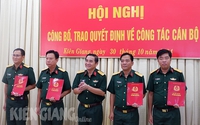 Bổ nhiệm Phó Tham mưu trưởng Bộ CHQS tỉnh, Chỉ huy trưởng Ban CHQS thành phố