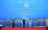 Danh sách 30 cán bộ Hội được nhận Giải thưởng Nguyễn Thị Định lần thứ nhất