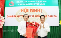 Bổ nhiệm Giám đốc Ngân hàng Chính sách xã hội tỉnh