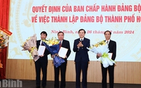 Thành lập Đảng bộ thành phố Hoa Lư, chỉ định Bí thư Thành ủy