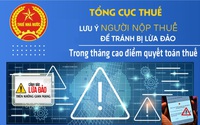 Tổng Cục thuế lưu ý người nộp thuế tránh bị lừa đảo