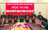 Bổ nhiệm Phó Chủ nhiệm Ủy ban Kiểm tra, Đồn trưởng, Chánh Văn phòng Bộ chỉ huy BĐBP tỉnh