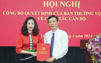 Trao quyết định bổ nhiệm nữ Phó Trưởng ban Nội chính Tỉnh ủy