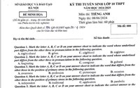 TUYỂN SINH LỚP 10 THPT năm 2024 của HÀ NỘI: Gợi ý ôn luyện, giải đề minh họa môn Tiếng Anh