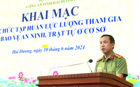 Tập huấn Luật lực lượng tham gia bảo vệ ANTT ở cơ sở, sẵn sàng ra mắt