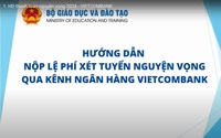 Hướng dẫn nộp lệ phí xét tuyển đại học năm 2024 qua các kênh ngân hàng