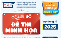 Đề minh họa thi đánh giá năng lực chuyên biệt từ 2025 của Trường Đại học Sư phạm TPHCM