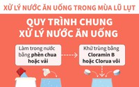 Bộ Y tế hướng dẫn xử lý nước và vệ sinh môi trường trong mùa bão lụt