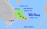 Tin ÁP THẤP NHIỆT ĐỚI TRÊN BIỂN ĐÔNG; cảnh báo THỜI TIẾT NGUY HIỂM