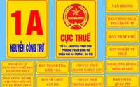 Thông báo việc sử dụng logo ngành Thuế và biển tên cơ quan thuế sau khi sắp xếp