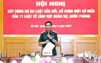 Khẩn trương hoàn chỉnh dự án luật sửa đổi, bổ sung 11 luật về quân sự, quốc phòng