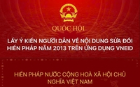 Hướng dẫn thực hiện góp ý sửa đổi, bổ sung một số điều của Hiến pháp trên VNeID