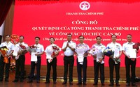 Bổ nhiệm nhân sự Thanh tra Chính phủ theo Đề án sắp xếp hệ thống các cơ quan thanh tra