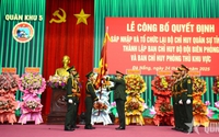 Công bố các quyết định về tổ chức quân sự địa phương tại Quân khu 5