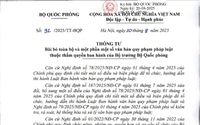 Bãi bỏ toàn bộ 32 văn bản quy phạm pháp luật về quân sự, quốc phòng, cơ yếu