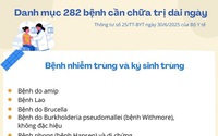 Mức hưởng trợ cấp ốm đau dài ngày và Danh mục bệnh cần chữa trị dài ngày