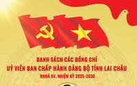 Danh sách Ban Chấp hành Đảng bộ tỉnh Lai Châu nhiệm kỳ 2025-2030
