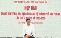 Thông tin về Đại hội đại biểu Đảng bộ thành phố Hải Phòng nhiệm kỳ 2025-2030
