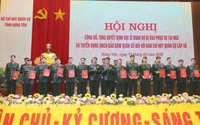 Tuyển dụng, xếp lương, phong quân hàm 141 quân nhân chuyên nghiệp; gọi 57 sĩ quan dự bị vào phục vụ tại ngũ