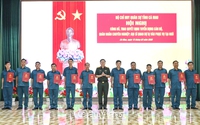 Kiện toàn nhân sự Ban Chỉ huy Quân sự cấp xã: 184 cán bộ, quân nhân chuyên nghiệp, sĩ quan dự bị vào phục vụ tại ngũ