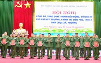 Bổ nhiệm Phó Chỉ huy trưởng, Chính trị viên phó, Trợ lý Ban Chỉ huy quân sự cấp xã