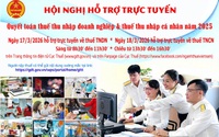 Hỗ trợ trực tuyến quyết toán thuế năm 2025