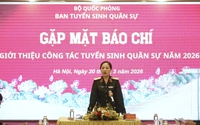 Tuyển sinh quân sự 2026: Thêm phương thức xét tuyển