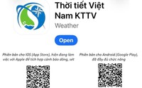 Tra cứu thông tin thời tiết trên app 'Thời tiết Việt Nam KTTV'