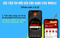 Các tiện ích mới của ứng dụng Etax mobile