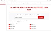 Tra cứu ĐIỂM THI TỐT NGHIỆP THPT; PHỔ ĐIỂM; các mốc THỜI GIAN TUYỂN SINH ĐẠI HỌC 2026