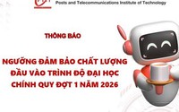 Điểm sàn xét tuyển của Học viện Công nghệ Bưu chính Viễn thông 2026