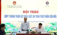 Hoàn thiện dự thảo Luật An toàn thực phẩm (sửa đổi)