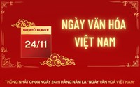 Đề xuất 2 PHƯƠNG ÁN nghỉ NGÀY VĂN HÓA VIỆT NAM 2026