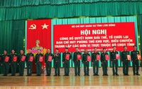 Giải thể, tổ chức lại quân sự địa phương, thành lập Trung đoàn, Tiểu đoàn, điều động, bổ nhiệm nhân sự