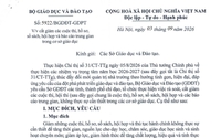 Công văn 5922/BGDĐT-GDPT về cắt giảm các cuộc thi, hồ sơ, sổ sách, hội họp trong cơ sở giáo dục