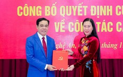 Điều động, chỉ định đồng chí Võ Trọng Hải giữ chức Phó Bí thư Tỉnh ủy Nghệ An