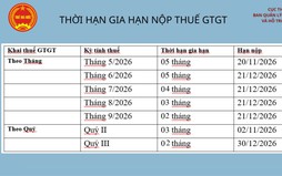 Hướng dẫn chính sách Gia hạn thời hạn nộp thuế theo Nghị định số 245/2026/NĐ-CP